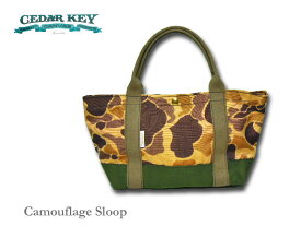 【Cedar Key】シダーキー Sloop Camouflage Tote スループトートバッグ