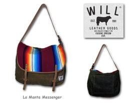 【送料無料】【WILL LEATHER GOODS】ウィルレザーグッズ La Manta Messenger(B) メッセンジャーバッグ