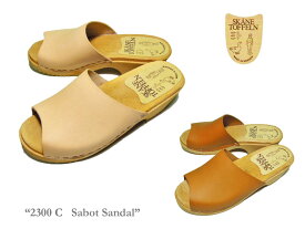 ＜送料無料＞【SKANE TOFFELN】スウェーデン製 2300C SABOT Sandal　レザー素材サボ・サンダル
