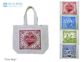 ＜ネコポス対応＞【Kei & Molly Textiles,LLC】ケイ＆モリーTote Bagトートバッグ