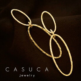 【 hiyasins グランドピアス 】 K18 18金 ピアス イエローゴールド ホワイトゴールド ジュエリー CASUCA カスカ ヒヤシンス 大人 上品 誕生日 プレゼント ギフト 輝き クリスマス