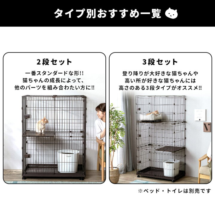 楽天市場】《1,000円OFFクーポン！14日20時〜》猫 ケージ 拡張 ゲージ 
