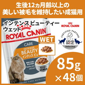 ロイヤルカナン 猫 FHN ウェット インテンスビューティー 85g×48個セット 送料無料 美しさを保ちたい猫用 キャットフード ウェットフード パウチ プレミアム ROYAL CANIN FHN-WET [9003579308929]【D】