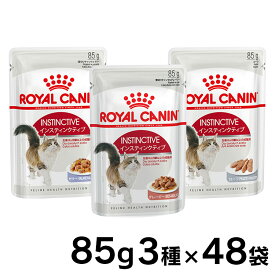 ロイヤルカナン 猫 FHN ウェット インスティンクティブ グレービー ゼリー ローフ 85g×48個セット 生後12ヶ月齢以上の健康的な成猫用 アダルト キャットフード パウチ プレミアム [9003579308936]【D】【rccf49】