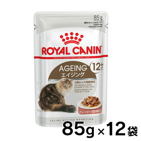 《最大400円OFFクーポン！くらしにプラス》ロイヤルカナン 猫 FHN ウェット エイジング +12 85g×12個セット ≪正規品≫ 12歳以上の高齢猫用 シニア猫 キャットフード ウェットフード パウチ プレミアム 猫フード ROYAL CANIN FHN-WET[9003579310151]【rccf16】