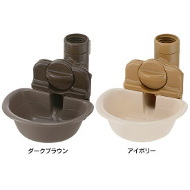 【LINE追加で最大2,000円OFF】リッチェル ドッグウォーターディッシュ S 水飲み 給水 受け皿 サークル ケージ リッチェル 犬 ダークブラウン アイボリー