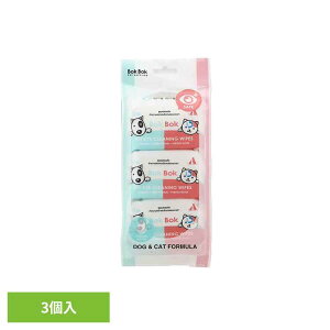 アイワイプ(3個入) ペット ウェットシート 携帯用 涙やけ コンパクトサイズ お手入れ 被毛 毛艶 毛並み 目のまわり BokBok ボクボク ルークラン
