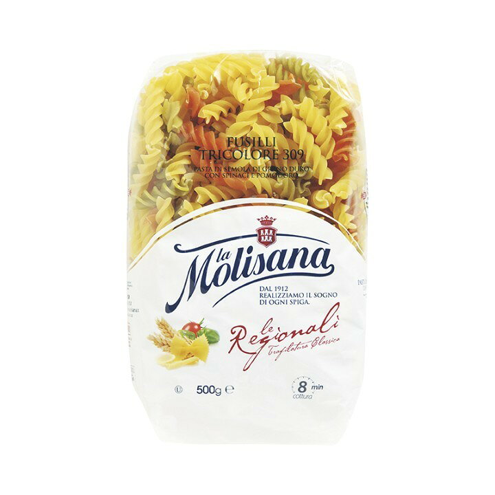 楽天市場】ラ・モリサーナ フジッリ・トリコローレ(No.309)/500g×24個 : カタクチ商店 楽天市場】ラ・モリサーナ フジッリ・トリコローレ(No.309)/500g×24個 : カタクチ商店