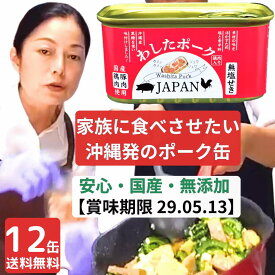 21日 9時まで 12%offクーポンで 6,847円 12缶 沖縄 ポーク缶 カタリストショップ 備蓄食 防災食 わしたポーク JAPAN 備蓄 非常食 食料 食料品 缶詰 備蓄用 缶詰め 詰め合わせ 楽天1位 国産 無添加 無塩せき 送料無料 長期保存 発色剤 不使用 台風 スパム