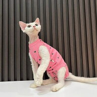 【新品入荷】【5日P5倍】皮膚保護服 猫 術後服キャット術後服　皮膚保護服 　猫用手術後服　猫用ウェア　…