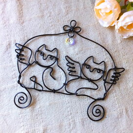 楽天市場】 ○ W-WELL ワイヤーアート＆彫金アクセサリー : 猫好き猫  