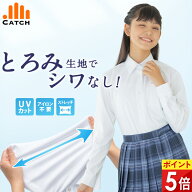 【高評価★4.4！楽天1位獲得】ニットシャツ 長袖 女子 ノーアイロン ＼アイロン不要／ 超 形態安定 スト…