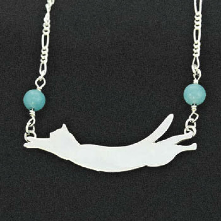 楽天市場】猫 シルバーペンダント ネックレスシルバーアクセサリー作家 
