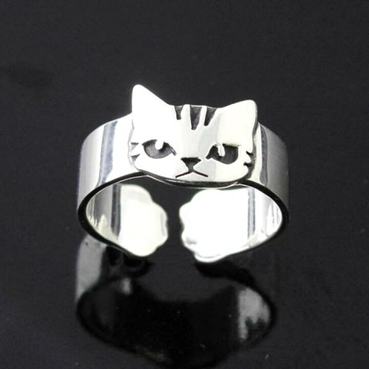 楽天市場】猫 シルバーリング シルバーアクセサリー作家 江口タツオ 