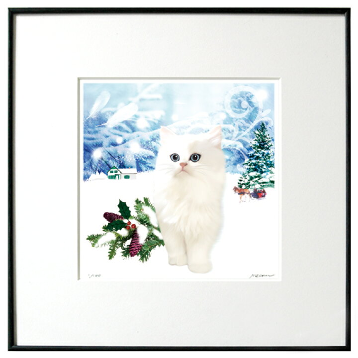 特別価格☆【原画】『苔むした戦士メイガス』（ペルシャ猫 絵画 入賞 