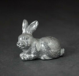 ハンドメイド錫　うさぎの箸置き　卯【兎雑貨】【錫】【箸置き】【干支】
