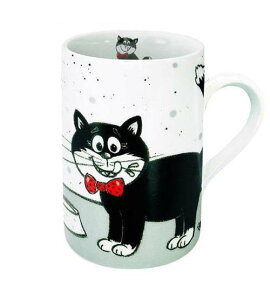猫 マグカップ ドイツ・KONITZ Calro the Cat マグ 黒猫