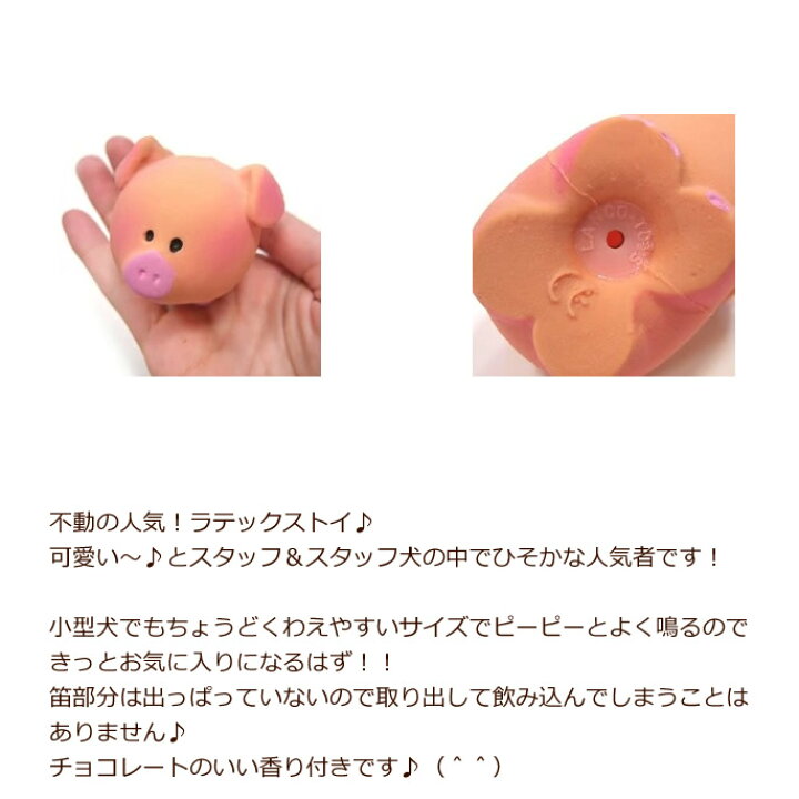 楽天市場】犬用おもちゃ トンちゃん ゴム ラテックストイ 子犬用  