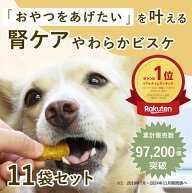 【割引クーポン配布中】小豆かぼちゃの腎ケアビスケソフト60g 10+1袋セット 犬用無添加おやつ　犬のおや…