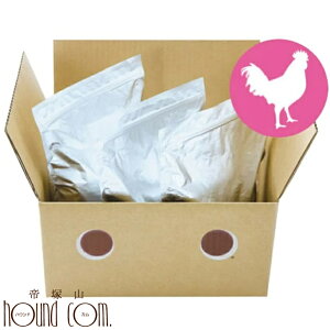 【送料無料】ドットわん鶏ごはん お得用パック【国産自然食ドッグフード】3kg(1kg×3)【主食】【まとめ買いセット】【犬用 無添加ドッグフード】鶏肉【ドックフード 犬の餌 帝塚山ハウン