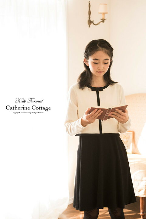 楽天市場 500円offクーポン対象商品 マークダウン3800 2980円 今季再入荷なし アンサンブルスーツ風ドッキング ワンピース 入学卒業 Tak キャサリンコテージ