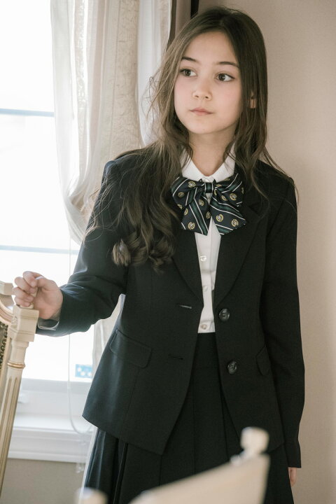 楽天市場 女の子 卒業式スーツ リボンとネクタイ付き 5点セットtak フォーマル キャサリンコテージ キャサリンコテージ