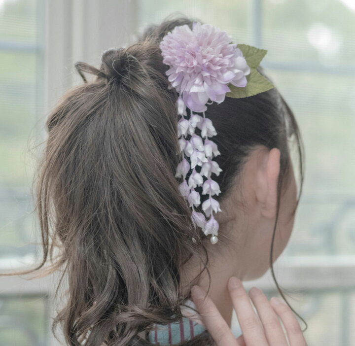 楽天市場 和風髪飾り 藤の花揺れる和装ヘアクリップ アクセサリー ヘアアクセサリー 和装アクセサリー Tak キャサリンコテージ
