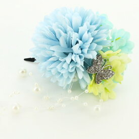 送料無料 和風髪飾り 蝶とお花のヘアクリップ アクセサリー ヘアアクセサリー 和装アクセサリー レディース・キッズ兼用 TAK キャサリンコテージ目玉