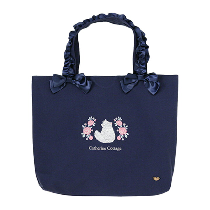 楽天市場】【入学卒業最終セール目玉】猫刺繍レッスンバッグ 女の子 