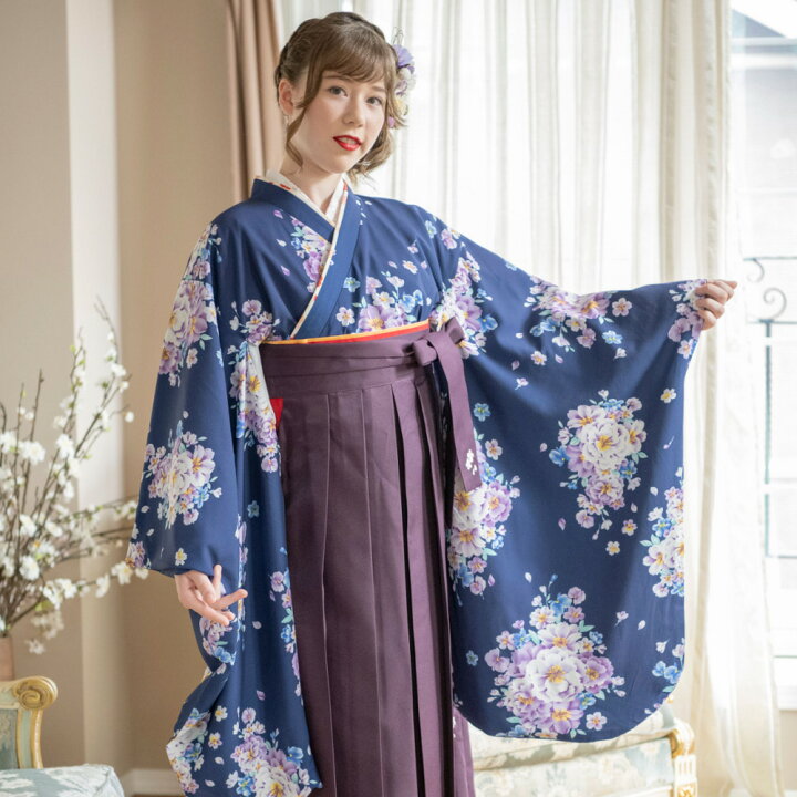 楽天市場】【早期販売割引】簡単袴セット 京都絵師描き下ろし本格柄  