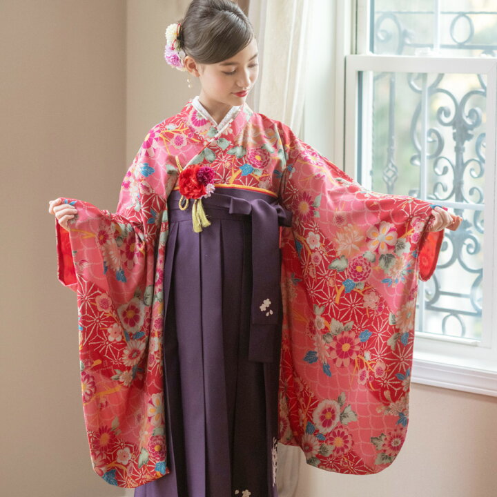 楽天市場】【早期販売割引】簡単袴セット 京都絵師描き下ろし本格柄  