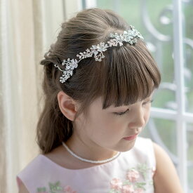 【送料無料】プリンセスヘッドドレス キッズ　 カチューシャ 髪飾り ヘアアクセサリー TAK