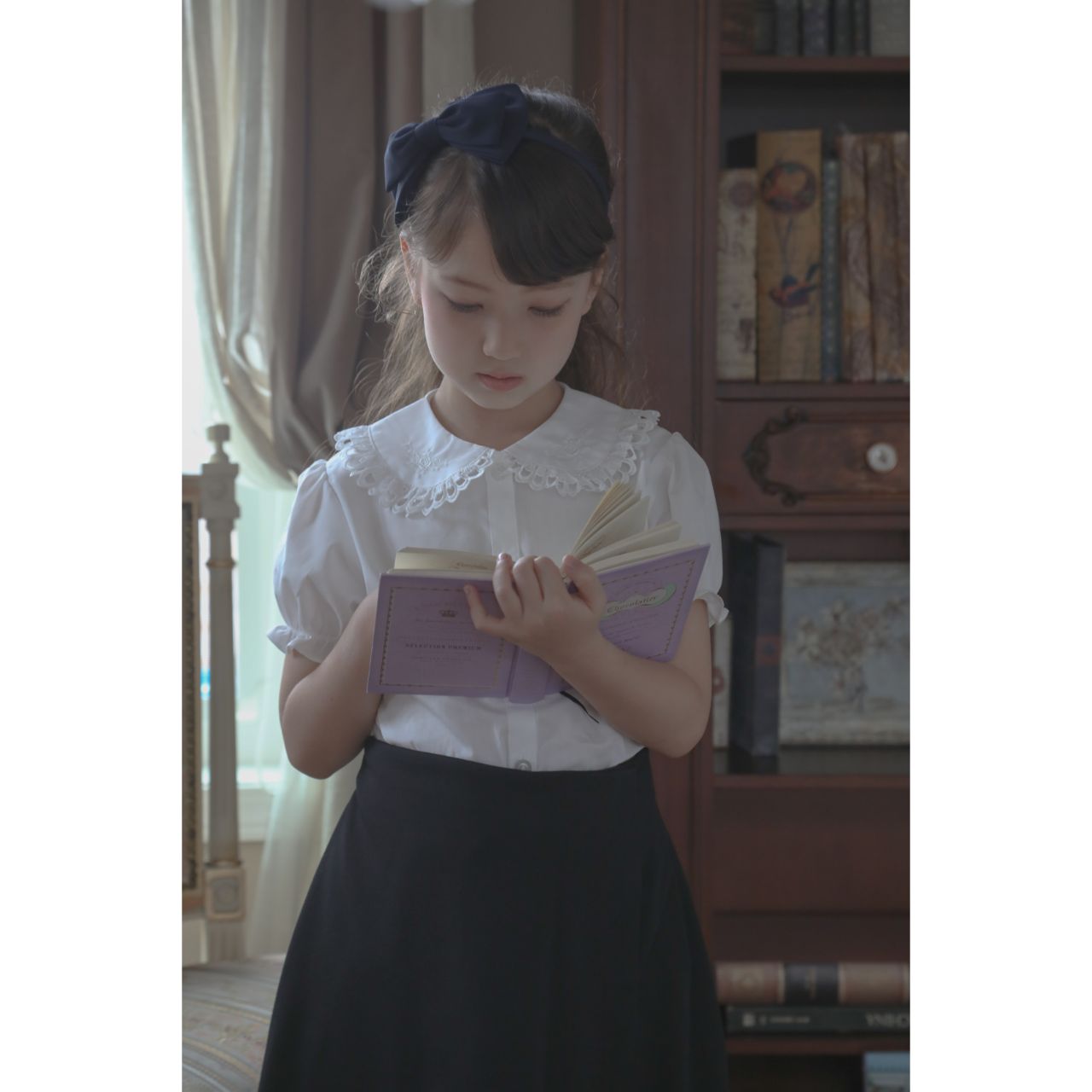 楽天市場】キッズフォーマル 日本製 女の子半袖刺繍ブラウスYUP4 