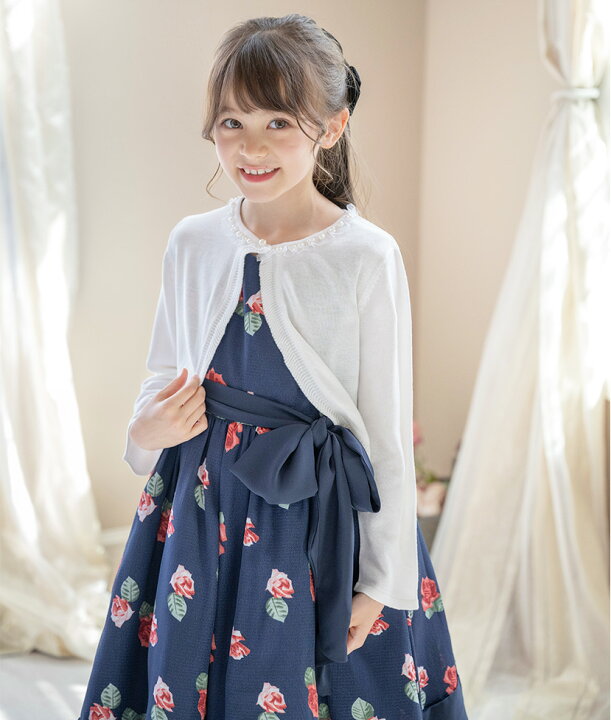楽天市場】【超目玉セール】子供ドレス 結婚式 発表会 レトロプリント  