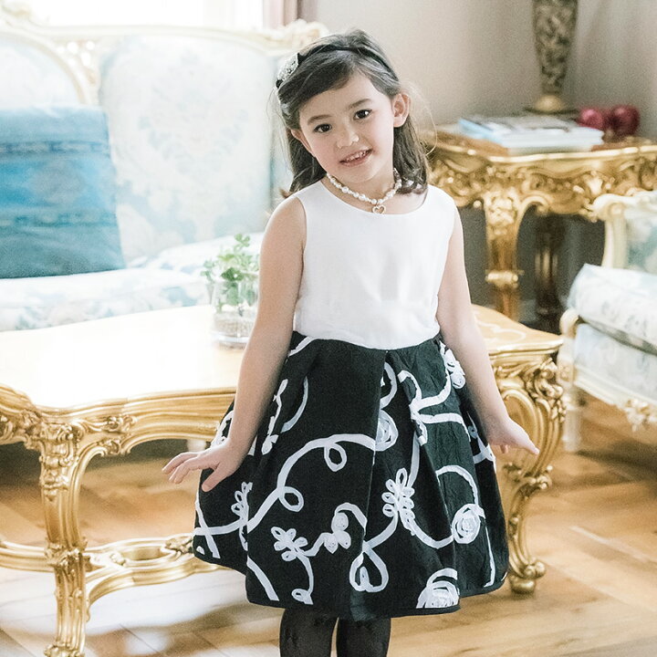 楽天市場】【処分セール】120cm BLK6のみ 子供ドレス 結婚式 発表会  