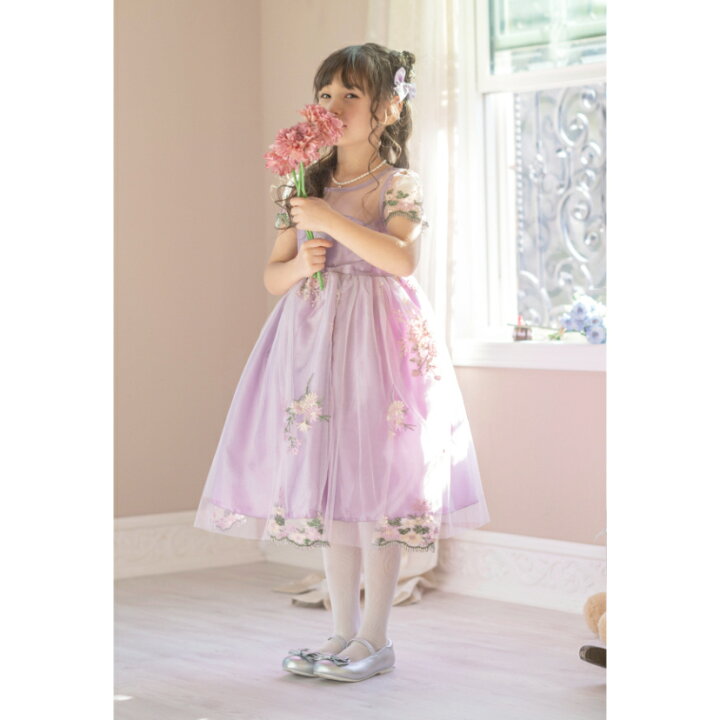 楽天市場】【新作セール】刺繍チュールレースフェアリードレス  