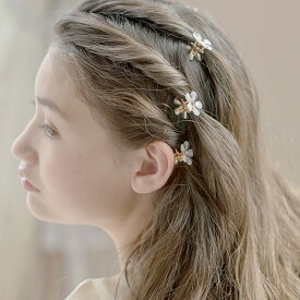 目玉セール送料無料 お花ミニバンスクリップ 髪飾り 髪留め ヘアアクセサリー アクセサリー キッズ YUP4 《メール便優先商品》 キャサリンコテージ/ac