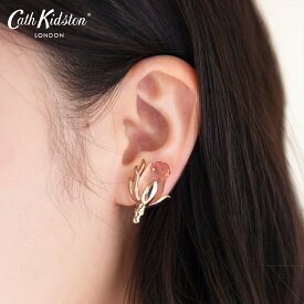 【クーポンでMAX500円OFF】 キャス キッドソン 公式 CKxLiquem ピアス Ribbon Floral / サージカル プレゼント ギフト レディース キャスキッドソン Cath Kidston n250627