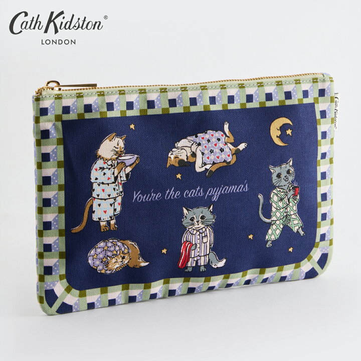 楽天市場】キャス キッドソン 公式 ラウンデッド ポーチ Cats Pyjamas  