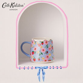 キャス キッドソン 公式 Billie マグカップ Strawberry Blue / 電子レンジ可 食洗器可 レディース キャスキッドソン Cath Kidston n250711