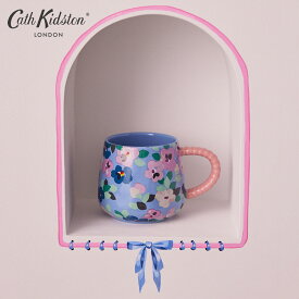 キャス キッドソン 公式 Billie マグカップ ツイステッドハンドル Painted Pansies / 電子レンジ可 食洗器可 おしゃれ かわいい ギフト レディース キャスキッドソン Cath Kidston n250711