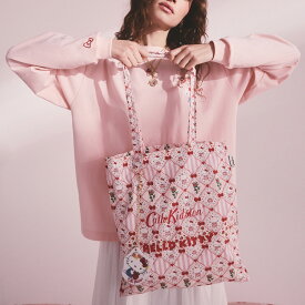 キャス キッドソン 公式 Cath Kidston × Hello Kitty トートバッグ Patchwork Pink / ハローキティ バッグ レディース キャスキッドソン Cath Kidston