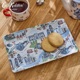 キャス キッドソン 公式 メラミン ティートレイ London Town Blue / トレイ お盆 キャスキッドソン Cath Kidston n260619