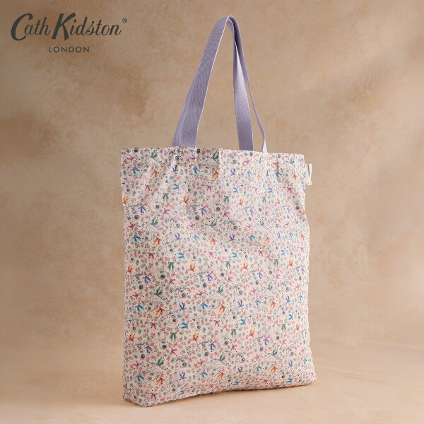 キャス キッドソン 公式 Wallace & Gromit フォルダウェイ トートバッグ Tied in a Bow Cream  / エコバッグ サブバッグ ショッパー レディース キャスキッドソン Cath Kidston n260901
