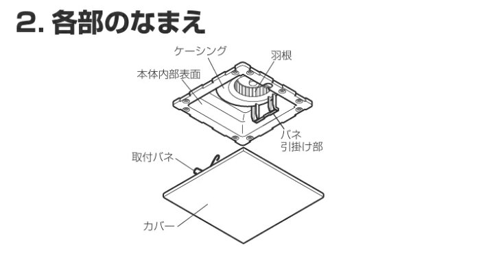 楽天市場】【在庫あり】EKI00006 TOTO ダクト用換気扇 ユニットバス用 