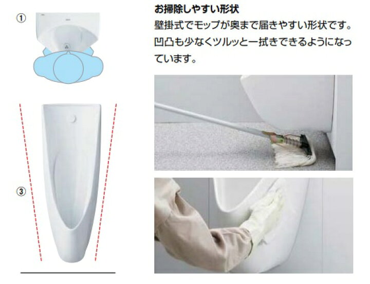 楽天市場】【U-A12AP】小便器 センサー一体型 ストール小便器 壁排水用 