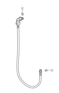 LIXIL�EINAX �y322-1121�z �g�C���̃^���N ���� �t���L�z�[�X�i1000mm�j�����p �g�C�����R��C�����i�@A-4666�AA-6933�A322-1127�̌�p�i�ԁy�����i�z