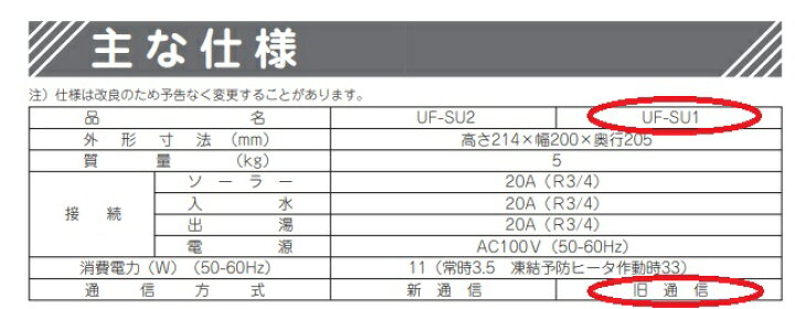 楽天市場】UF-SU1 リンナイ ソーラー接続ユニット 太陽熱温水器との 
