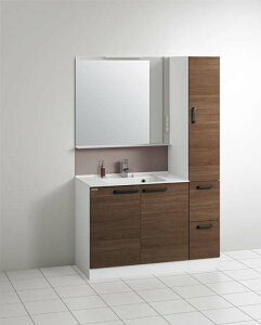 (間口1200mm)900+300mm クリナップ 洗面化粧台(RAKUTOWA ラクトワ) (ワイド1面鏡)