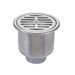 VP・VU兼用ステンレスワントラップ(深型) 【4224-75X40】 【配管資材・水道材料】カクダイ【純正品】